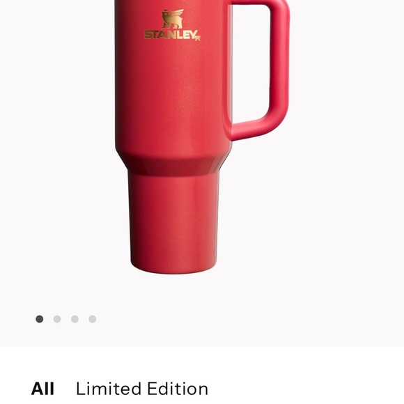 Stanley 40oz flow state quencher Tumblr limited edition 2024 scarlet tinsel - Picture 6 of 7